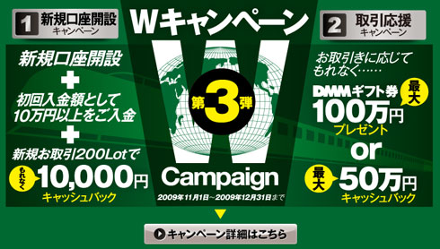 DMM-FXキャンペーン！