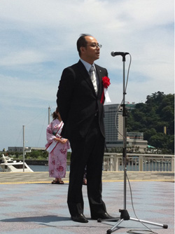 お義父さんももちろん来ております