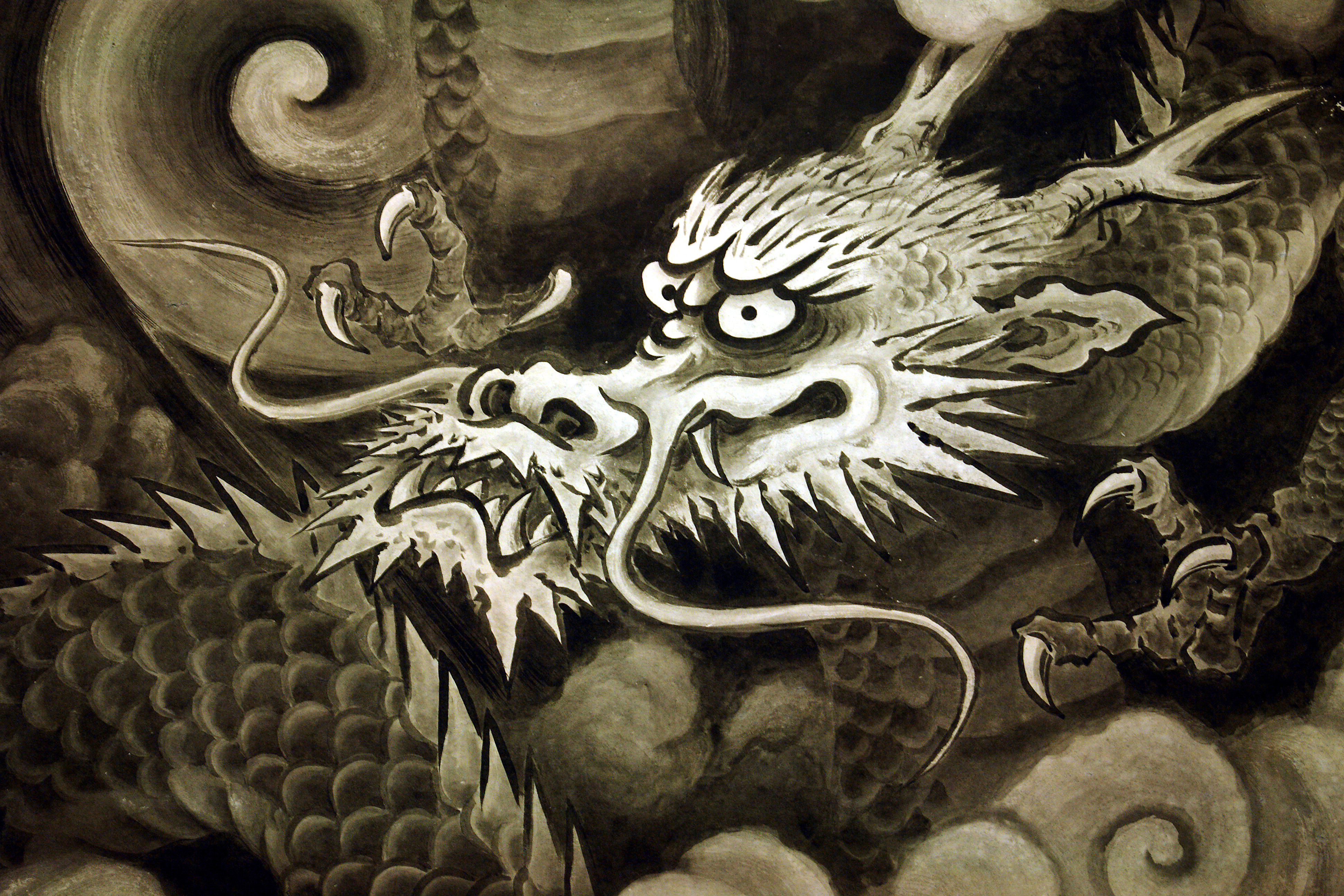 龍 を描いた日本画ギャラリー【恐ろしいほどの迫力】 : 葛飾北斎も描い