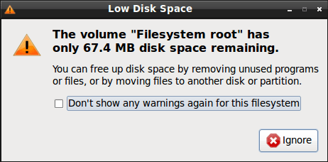 Low disk space lubuntu-desktop 10.04 alpha