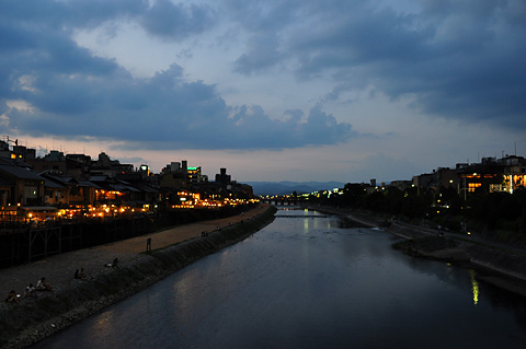 鴨川の夕景