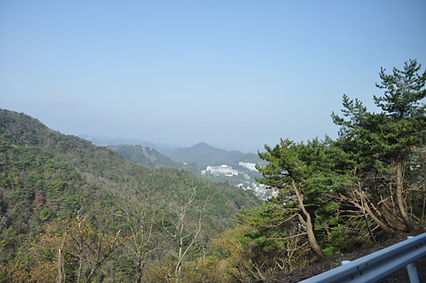芦有道路の風景