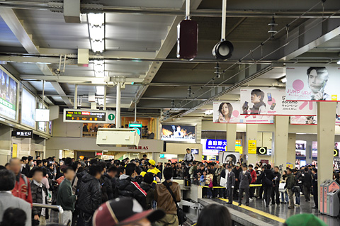 阪急梅田駅にて