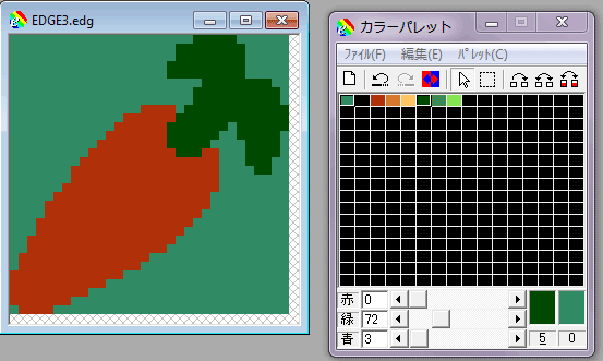 ドット絵の描き方 Edgeを使って描いてみようz ドット絵描こうz