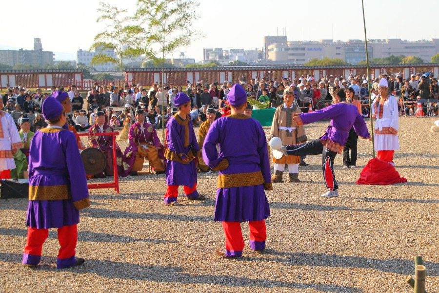 蹴鞠 けまり の再現 平城遷都1300年祭秋季フェア Jp3pzd S Photo Diary