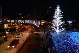 赤坂・東京ミッドタウンのクリスマスイルミネーション