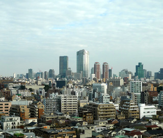 渋谷区・恵比寿ウェスティンホテル東京からの景色