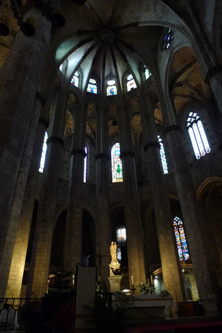初めてのバルセロナ旅行--サンタ・マリア・デル・マル教会